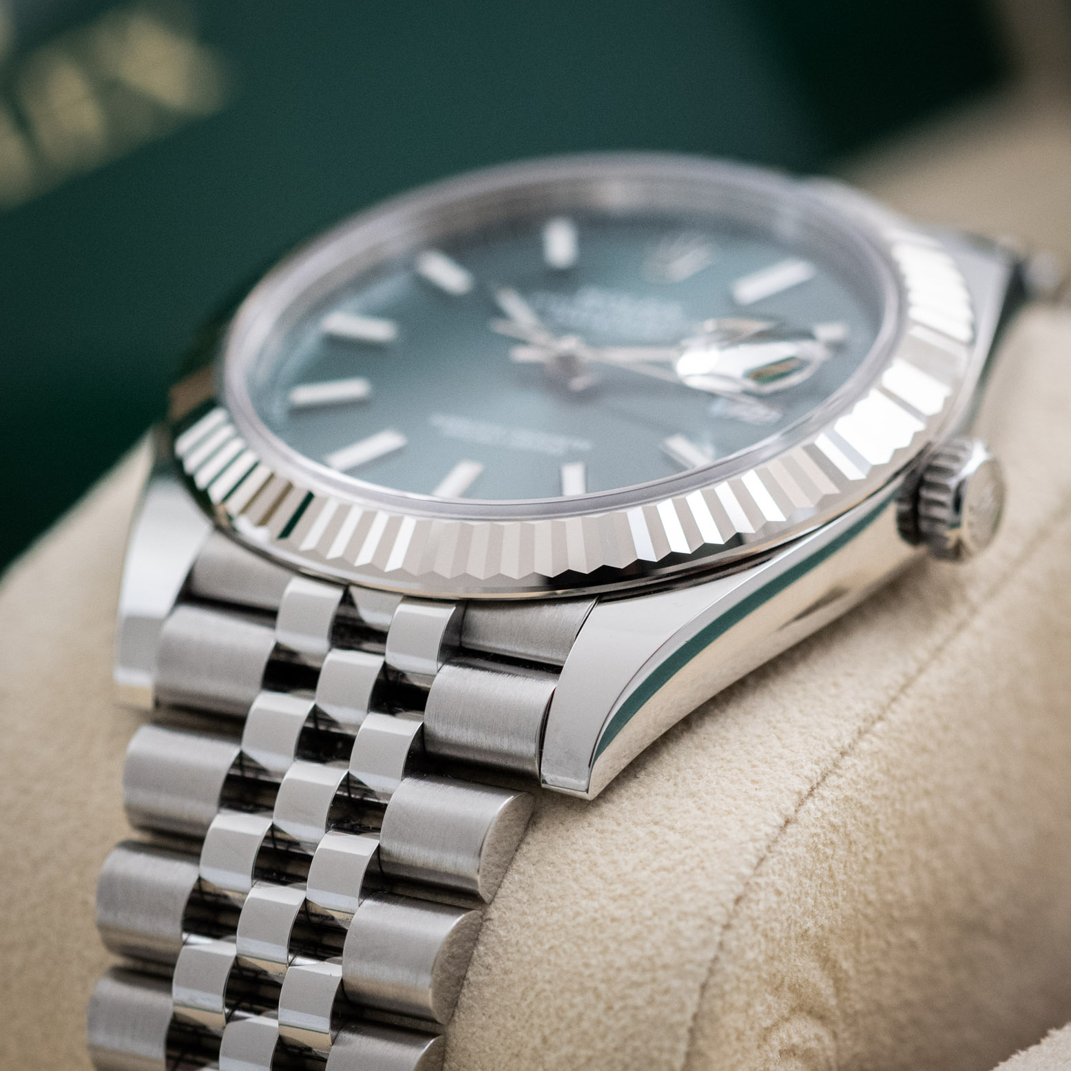 Rolex DAtejust 41mm 'Mint' Green (2022) - Image 3