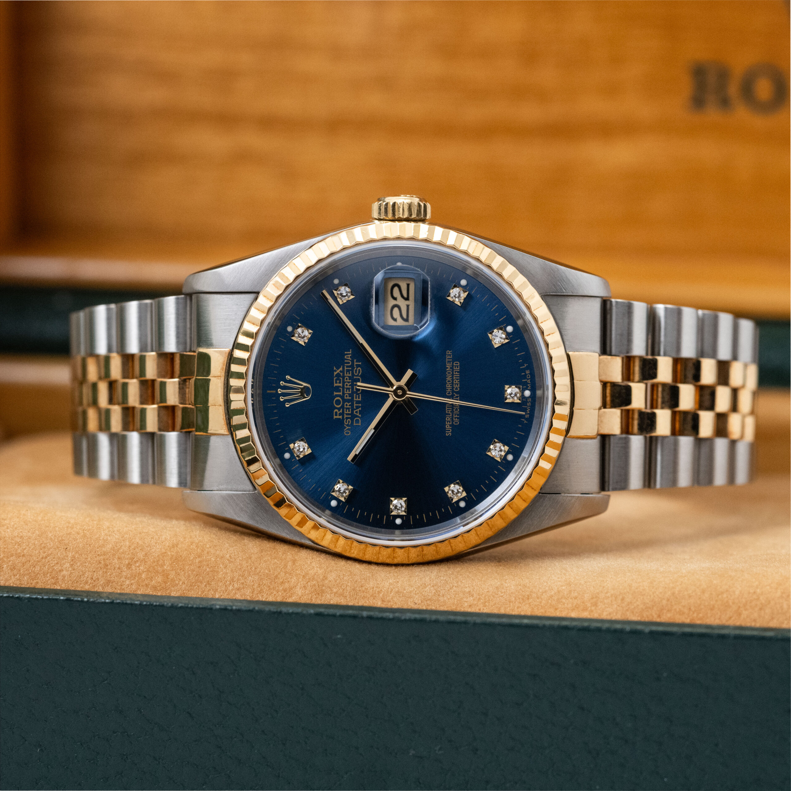 Rolex Datejust Blue Diamond 16233 (1991) - Image 5