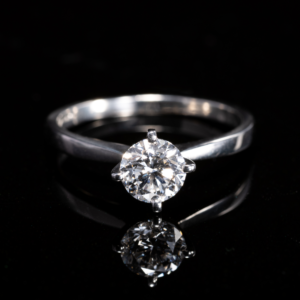 Platinum 1ct Solitaire Diamond (GIA)