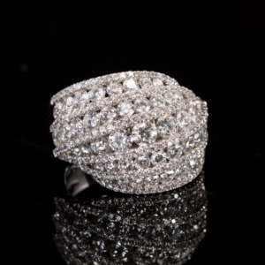 18ct White Gold 3.24ct Dia Fancy